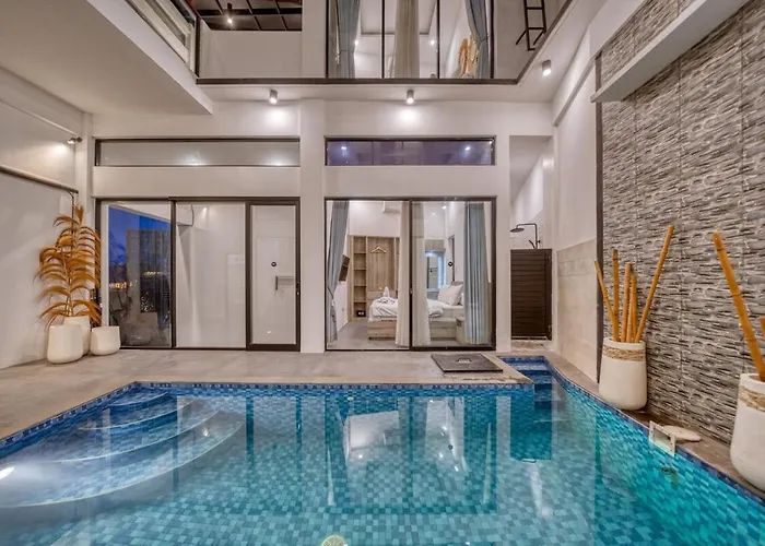 别墅 Promo Minimalist 3 Bedroom Pvt Pool In Pererenan *