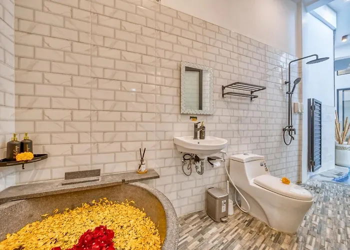 Promo Minimalist 3 Bedroom Pvt Pool In Pererenan 别墅 *