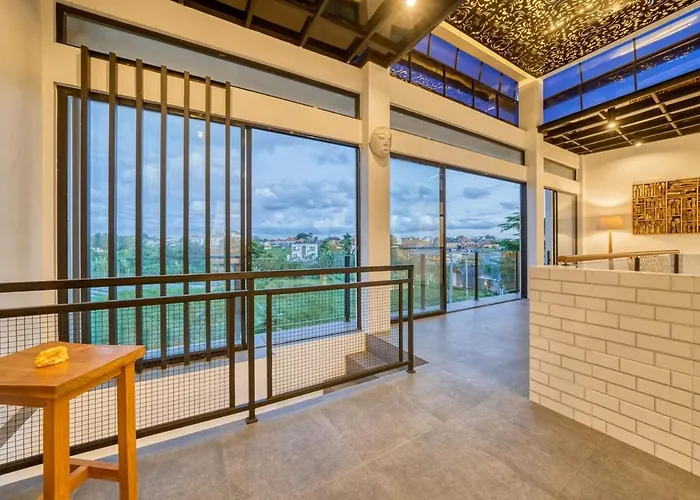 Promo Minimalist 3 Bedroom Pvt Pool In Pererenan 别墅 坎古