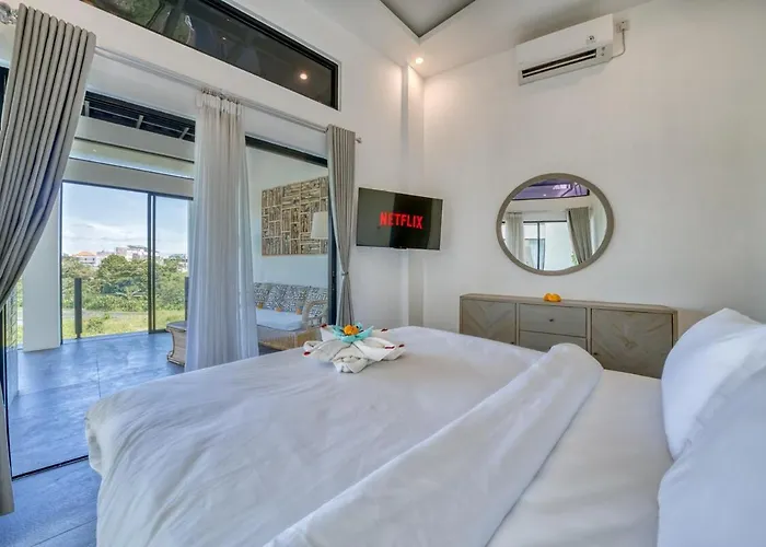 Promo Minimalist 3 Bedroom Pvt Pool In Pererenan 别墅