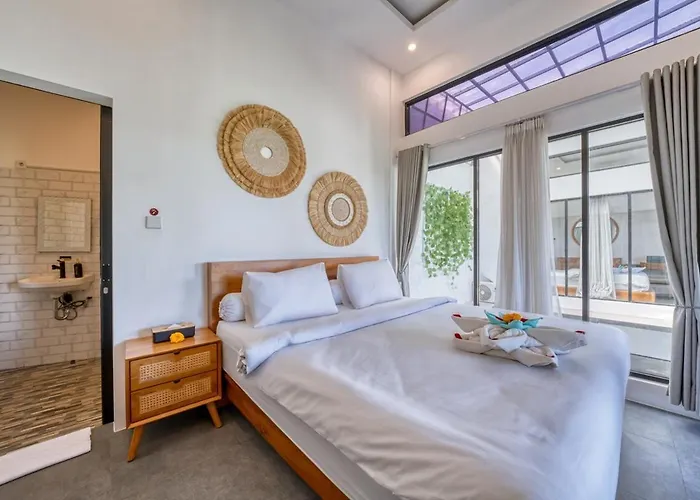 Promo Minimalist 3 Bedroom Pvt Pool In Pererenan 别墅