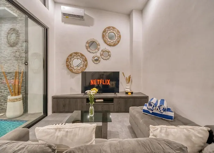 别墅 Promo Minimalist 3 Bedroom Pvt Pool In Pererenan *